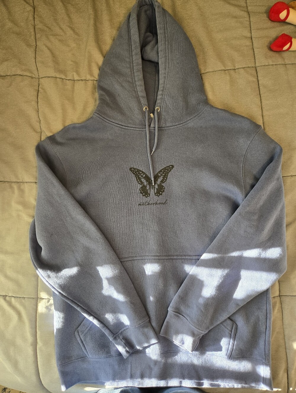 River Babe Threads Women's Motherhood Hoodie- size Large